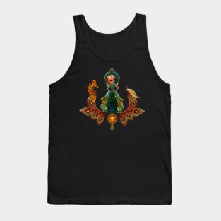 Cute little peacock fairy with peacock Tank Top